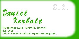 daniel kerbolt business card